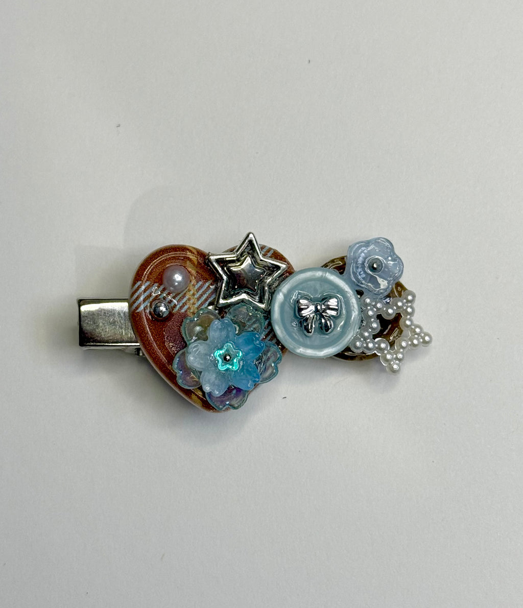 BLUEBERRY CHOCO HAIRCLIP