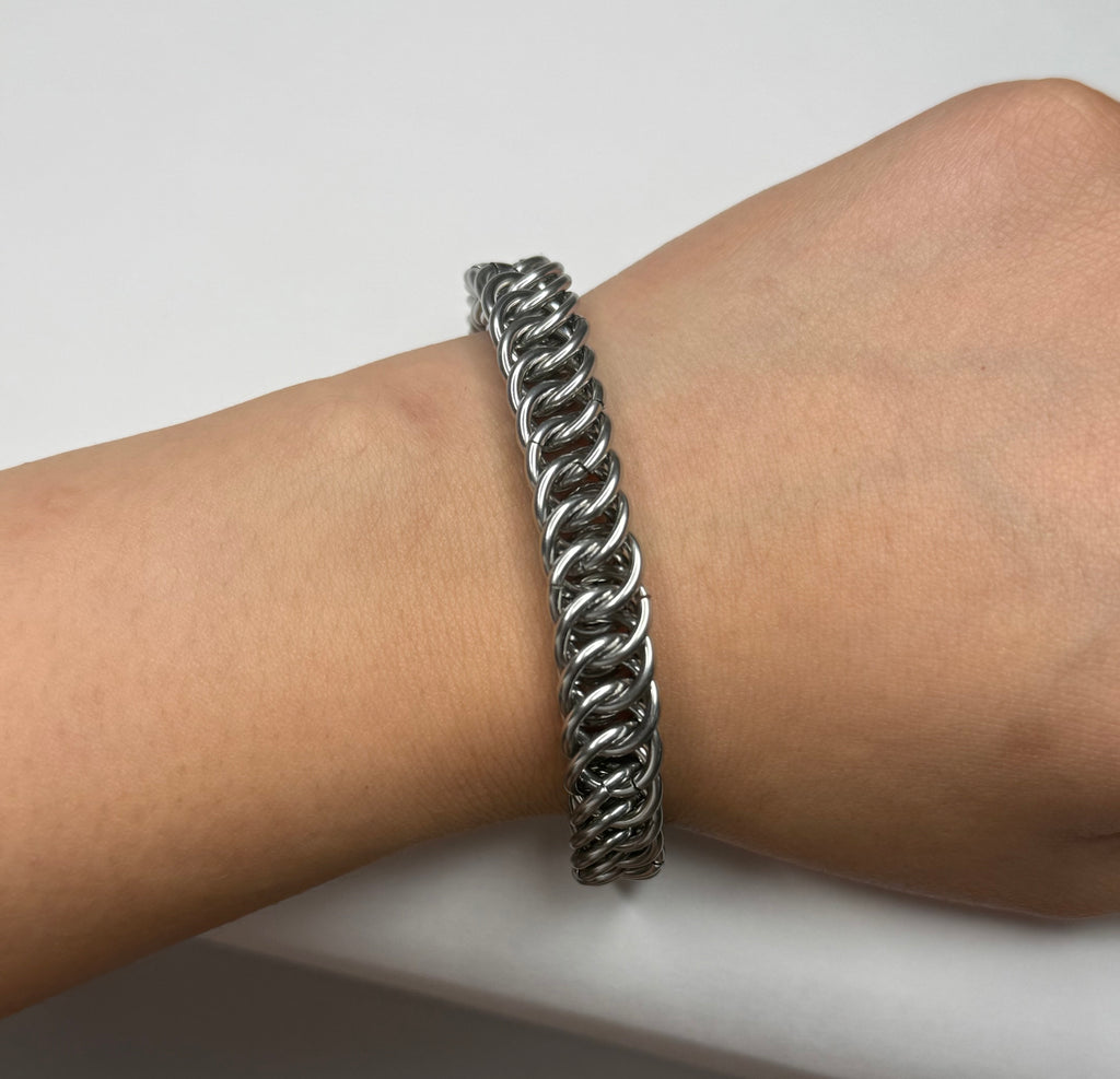 SIMPLE CHAIN BRACELET - Thick Half Persian 4/1