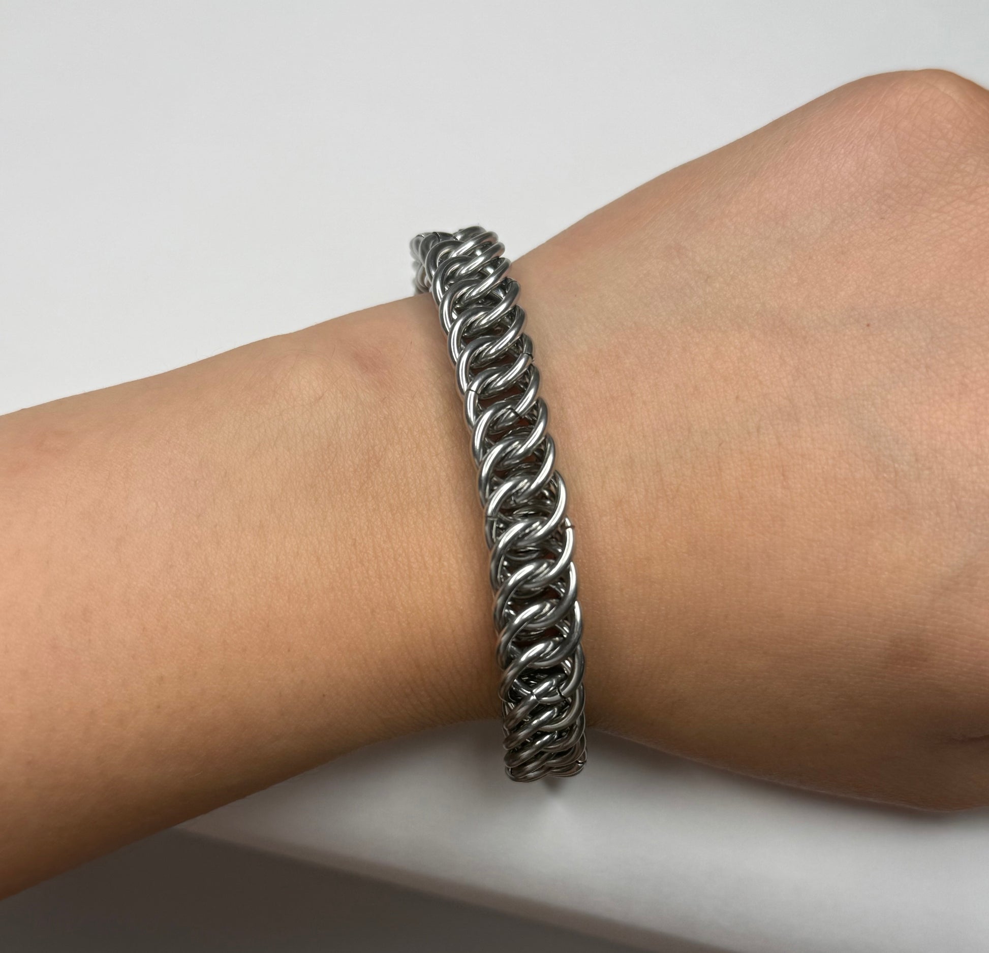 SIMPLE CHAIN BRACELET - Thick Half Persian 4/1