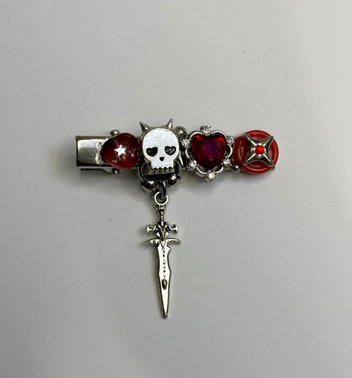 "TILL DEATH DO US PART" HAIRCLIP