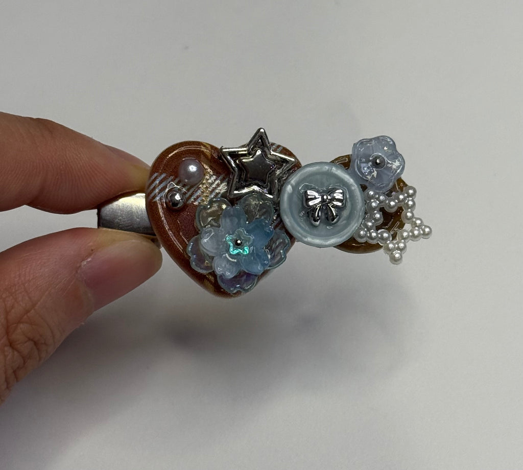 BLUEBERRY CHOCO HAIRCLIP